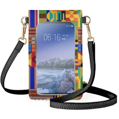 African Culture Pattern Satchel Woman Graphic Designs Mobile Phones Bag