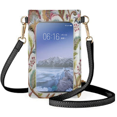 Chinese Style Embroidered Mobile Phone Bag Women's Wrist Pack