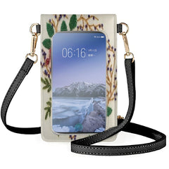Chinese Style Embroidered Mobile Phone Bag Women's Wrist Pack