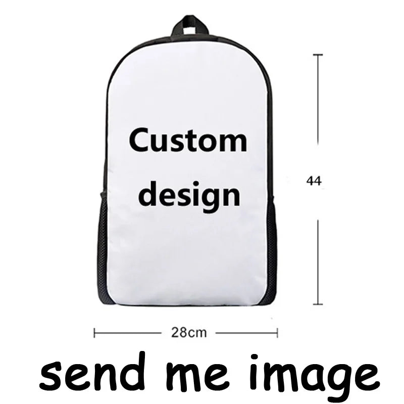 3D Husky Wolf School Bag for Teens Boys Girls Kids Preppy Bookbag