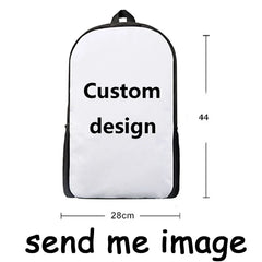 3D Husky Wolf School Bag for Teens Boys Girls Kids Preppy Bookbag