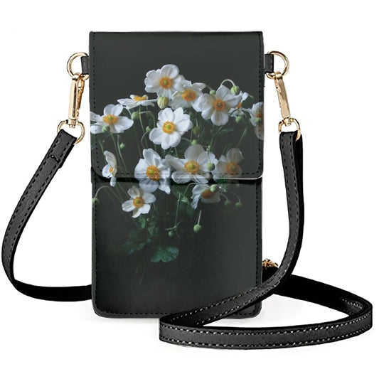 Daisy Simplicity Lady Cell Phone Bag PU Antifriction Women's Satchel
