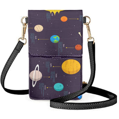 Dreamy Starry Sky Phone Bag Lady Wrist Pack Rocket Cellphone Bags