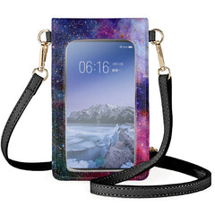 Dreamy Starry Sky Phone Bag Lady Wrist Pack Rocket Cellphone Bags