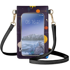 Dreamy Starry Sky Phone Bag Lady Wrist Pack Rocket Cellphone Bags