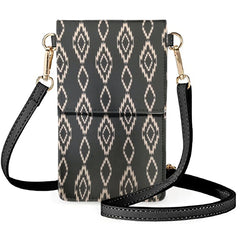 Ethnic Abstract Art Shoulder Mobile Phones Bags Geometric Vintage Square