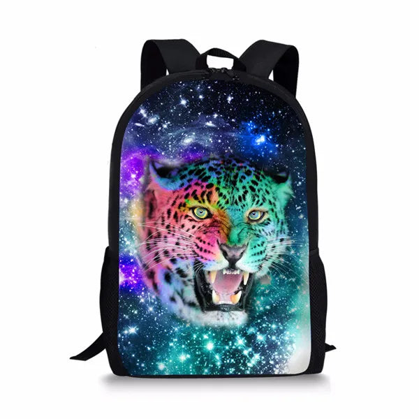Skull Sugar Pattern Laptop Backpack Pink School Bags School Girl