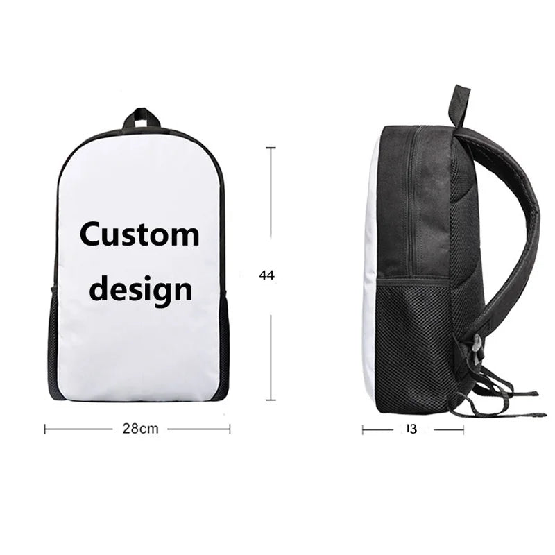 Skull Sugar Pattern Laptop Backpack Pink School Bags School Girl