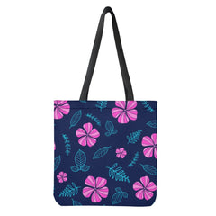 Plants and Flowers Print Totes Bag Eco Shopping Large Bags