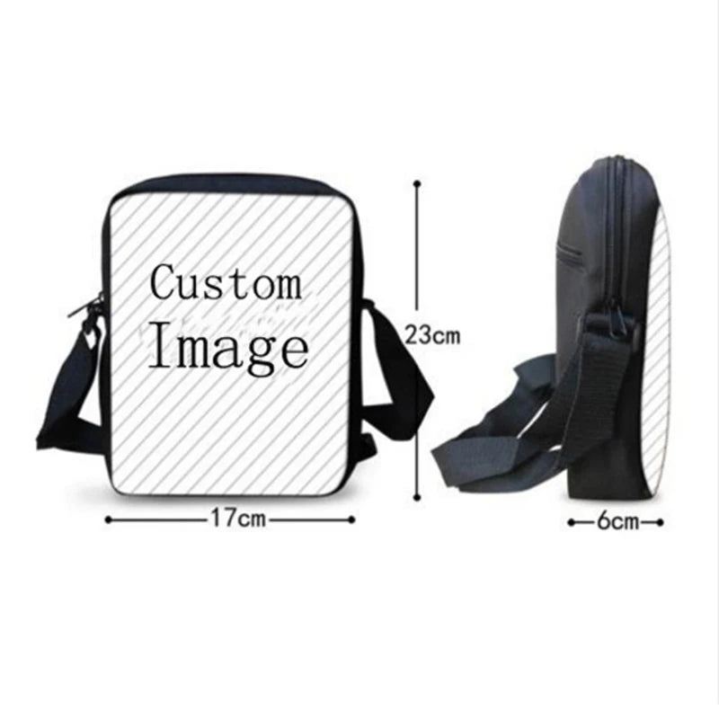 Funny Printing Frog Messenger Bag for Men Mini Little Boys Crossbody Bags
