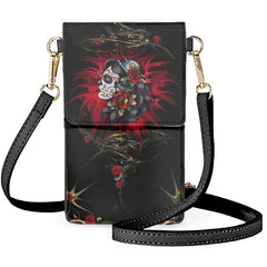 Gothic Women's Sugar Skull Crossbody Bag
