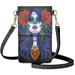 Gothic Women's Sugar Skull Crossbody Bag
