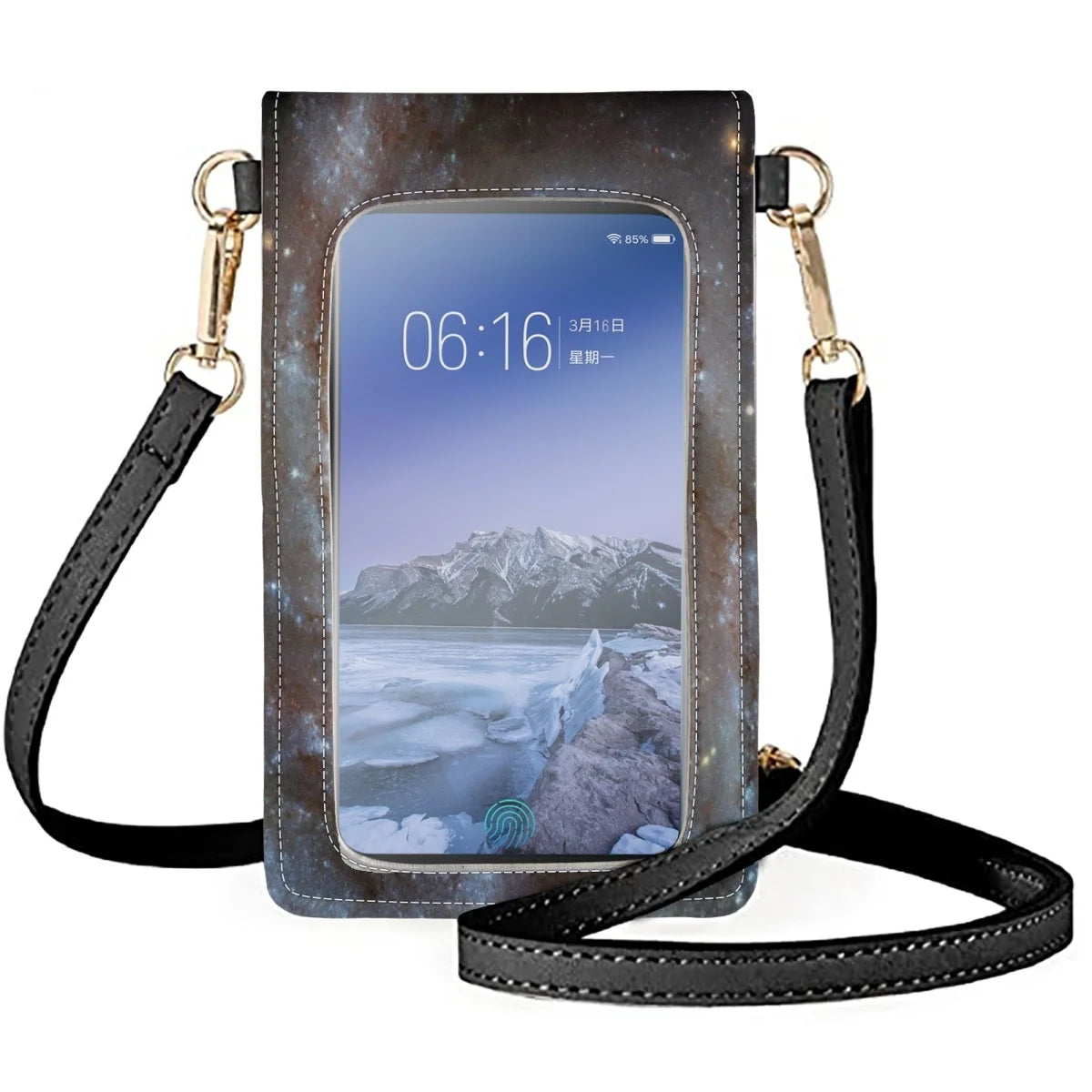 Sky Night Trees Contemporary Mobile Phones Bags Men/Women
