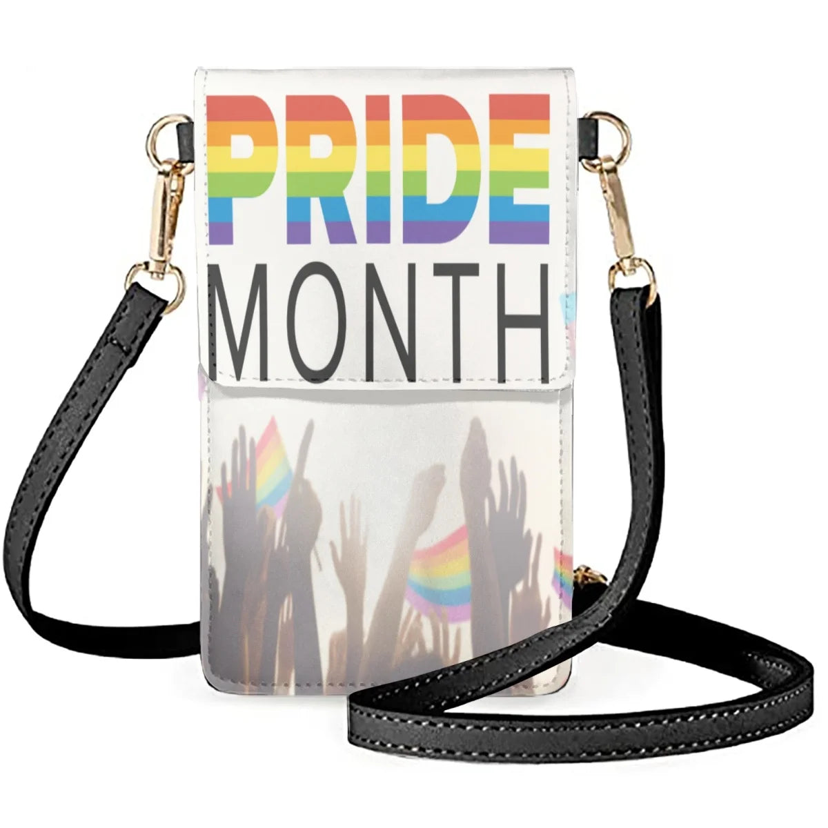 Love Is Love Women's Cell Phone Bag Pride Words Printing Messengers Female Walle