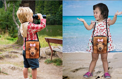 Small Beagles Pet Dog Printed Women's Messenger Bag for Girls
