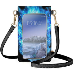 Rose Petal Mobile Phone Bags Woman's Cosmetic Bag