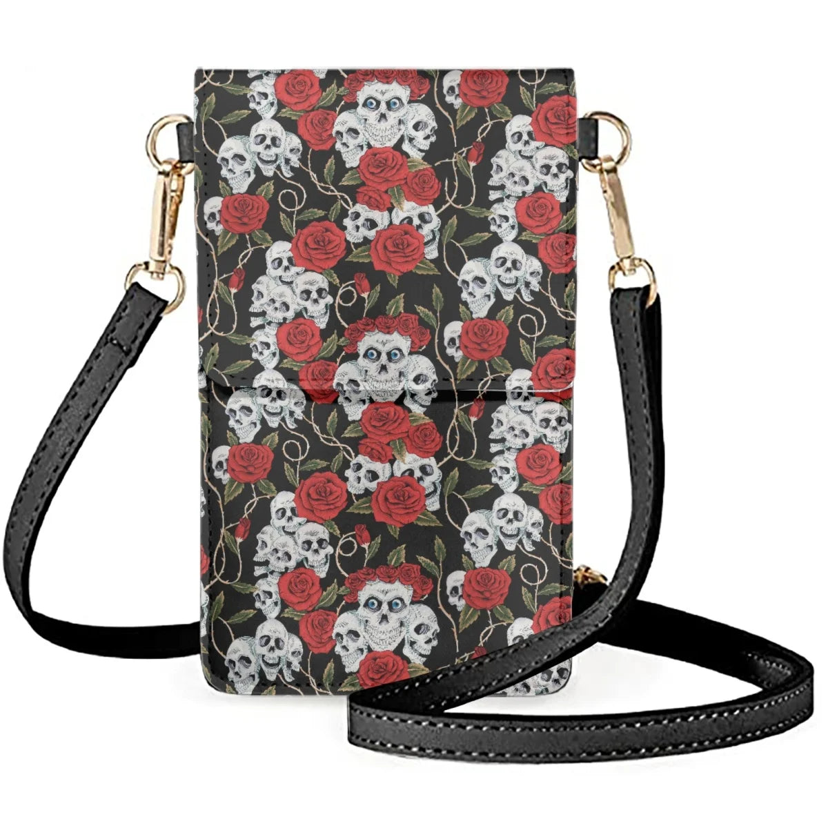 Rose Petal Mobile Phone Bags Woman's Cosmetic Bag