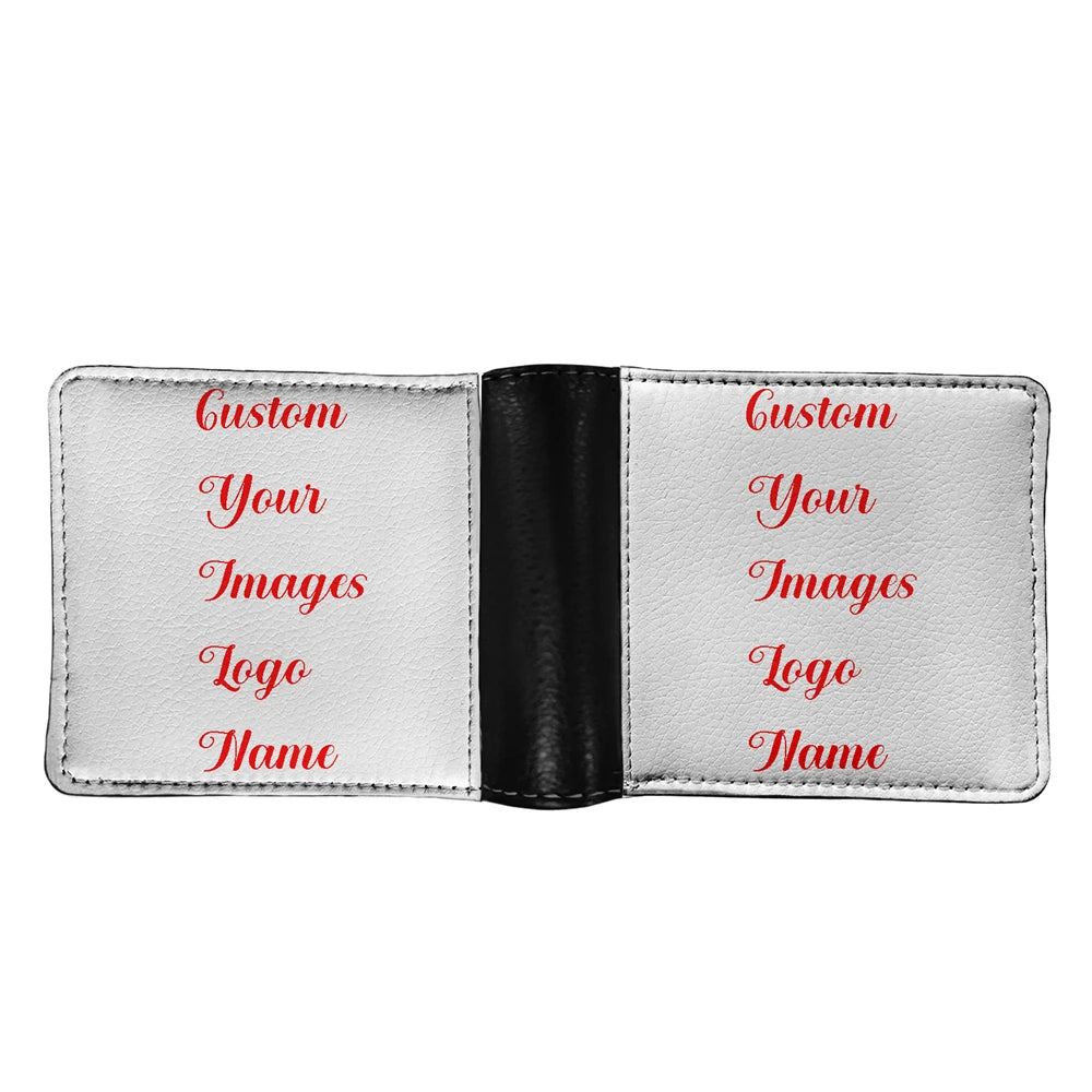 Oil Painting Basketball PU Leather Short Wallet Double-sided Printing Men Purse