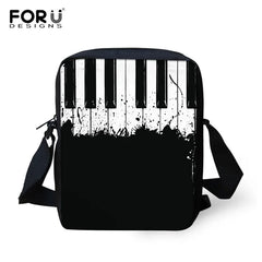 Piano Keyboard Crossbody Bag Mini Shoulder Bag Art Printed Girls Small Messenger