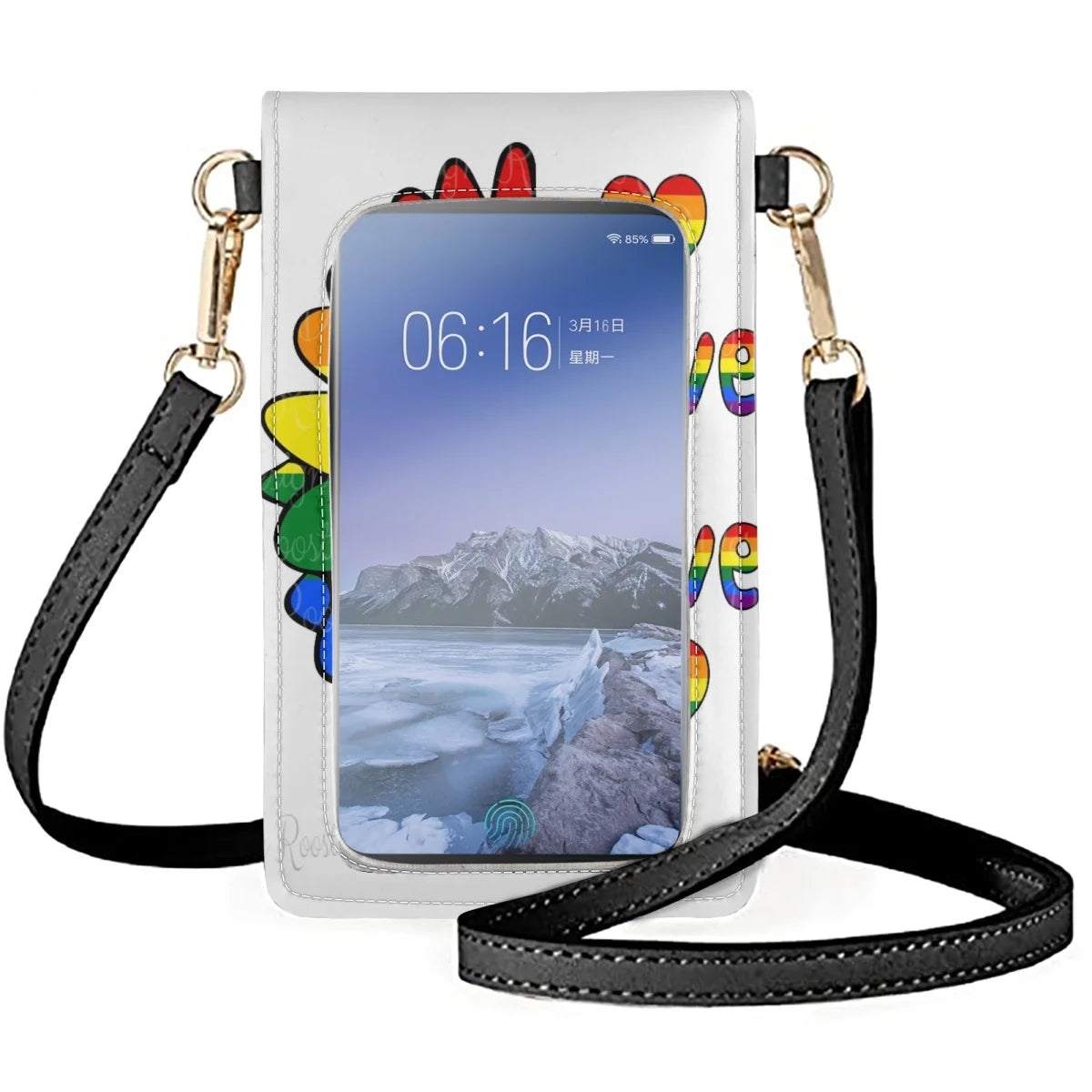 Pride Gays Phone Bags Love Is Love Cosmetic Handbags Shoulder Wallets