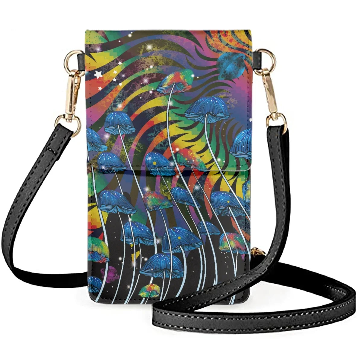 Rainbow Dream Mushroom Wrap Protection Mobile Phone Cover