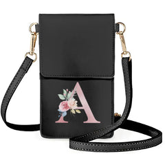 Pink Monogram Rose Arrangement Makeup Bag