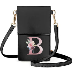 Pink Monogram Rose Arrangement Makeup Bag