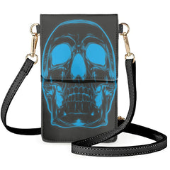 Skull Fire 3D Print Unisex Phone Bag - Wallets Mobile Phones Bags
