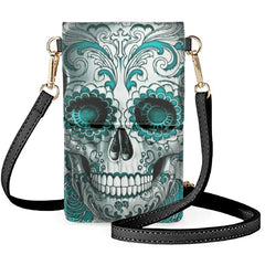 Skull Fire 3D Print Unisex Phone Bag - Wallets Mobile Phones Bags