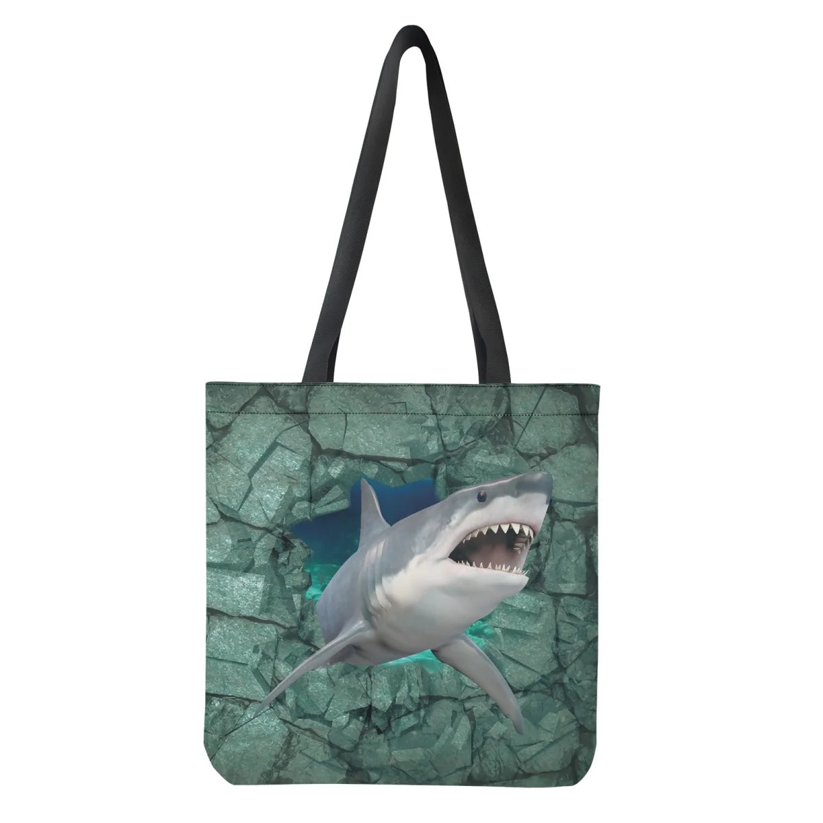 Shark 3D Print Women's Tote Bag Eco Friendly Portable Shoulder Bag