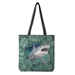 Shark 3D Print Women's Tote Bag Eco Friendly Portable Shoulder Bag