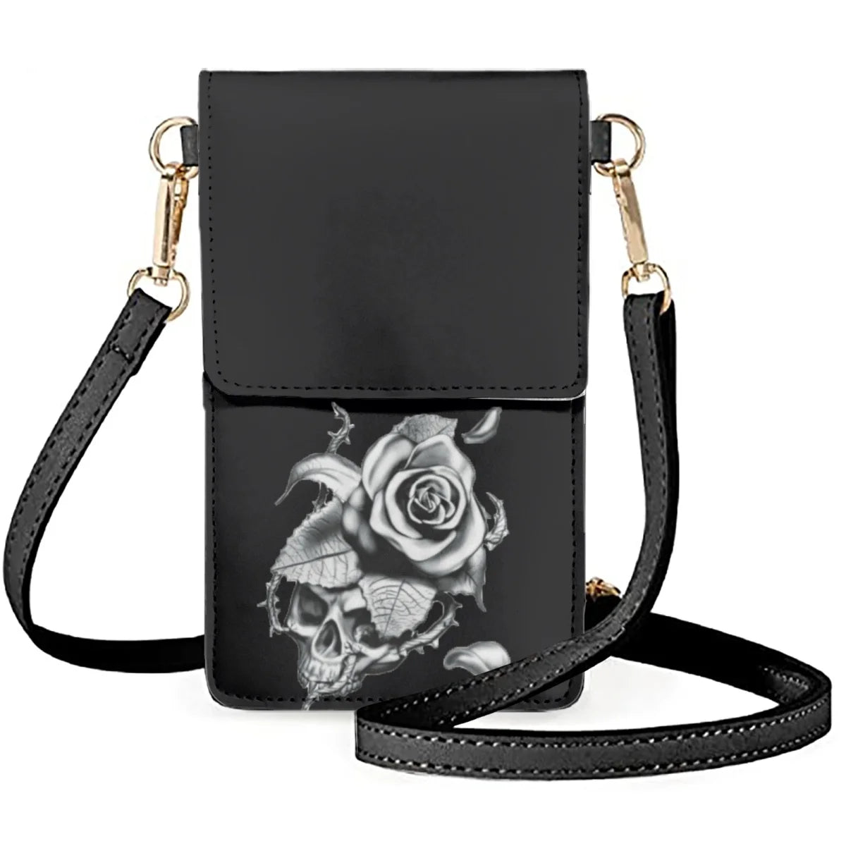 Skull Mobile Phone Bag Shoulder Women's High Street Pouch