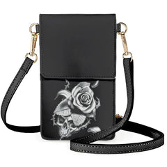 Skull Mobile Phone Bag Shoulder Women's High Street Pouch