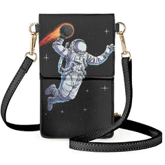 Space Astronaut Pattern Small Bag PU Wallet