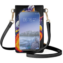 Space Astronaut Pattern Small Bag PU Wallet