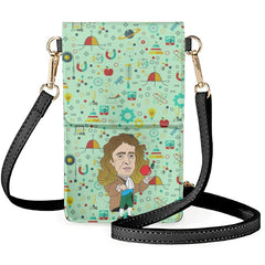 Unisex Cartoon Character Shoulder Bag PU Material