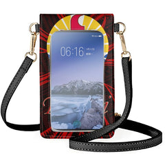 Tahiti Island Style Cellphone Bag Women's Tribal Pattern Satchel