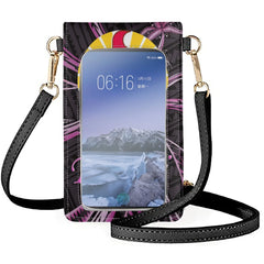 Tahiti Island Style Cellphone Bag Women's Tribal Pattern Satchel