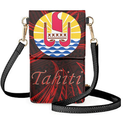 Tahiti Island Style Cellphone Bag Women's Tribal Pattern Satchel