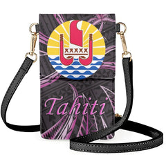 Tahiti Island Style Cellphone Bag Women's Tribal Pattern Satchel