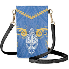 Tribal Print Pattern Phone Bags Polynesian Tattoo Shoulder Satchel