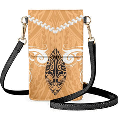 Tribal Print Pattern Phone Bags Polynesian Tattoo Shoulder Satchel
