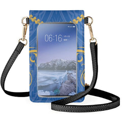 Tribal Print Pattern Phone Bags Polynesian Tattoo Shoulder Satchel