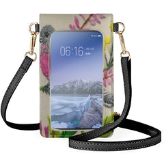 Vintage Bird Embroidery Makeup Bag Women's Satchel Wallet
