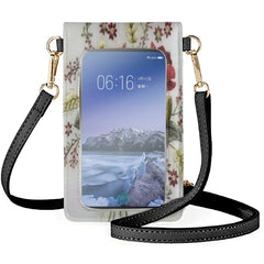 Vintage Bird Embroidery Makeup Bag Women's Satchel Wallet
