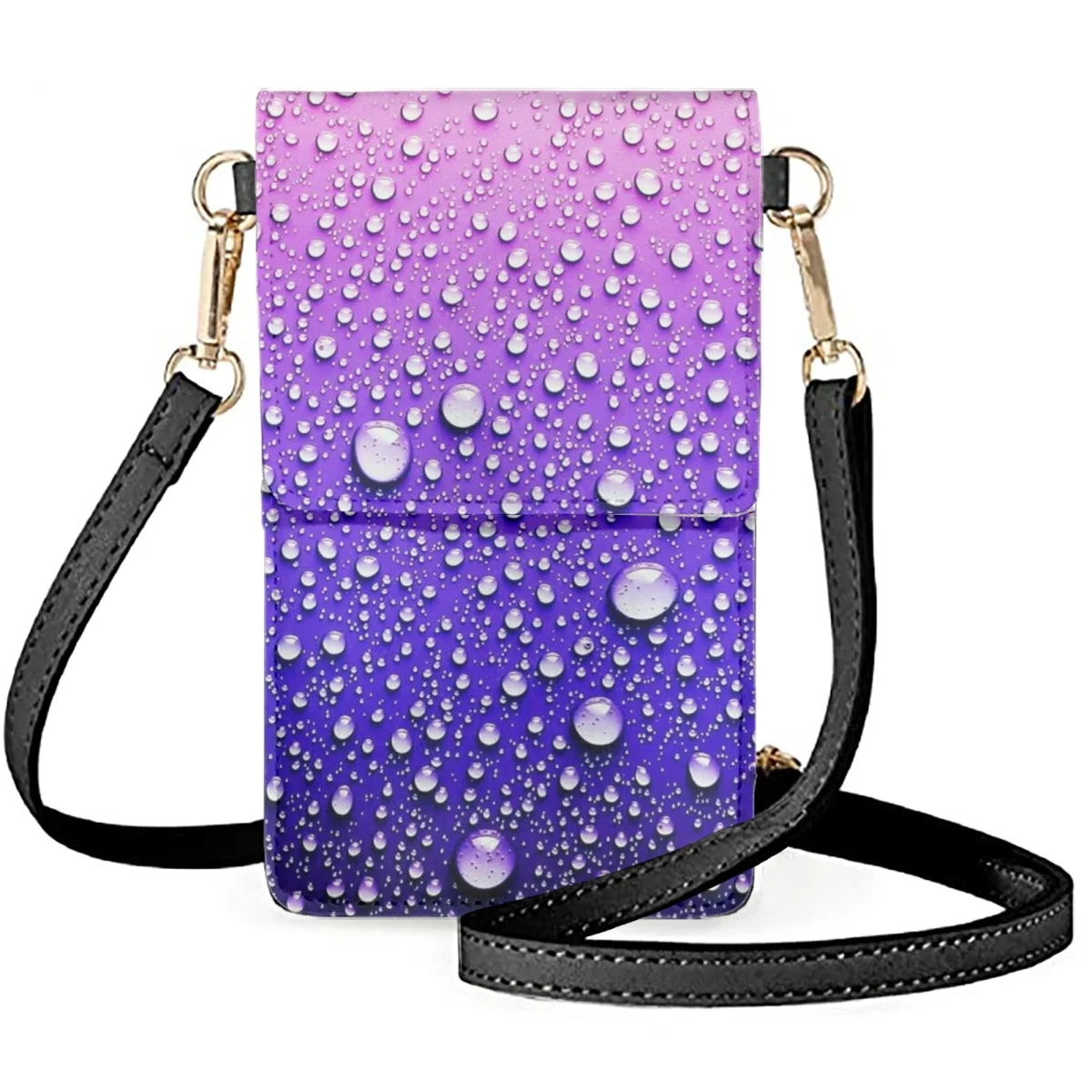 Water Drop Real Sense PU Mobile Phone Protection Cover