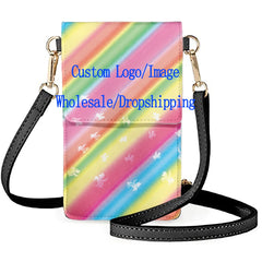 Watercolor Tie Dye Effect Cell Phone Bag Unisex Geometric Ethnic Style Mobi