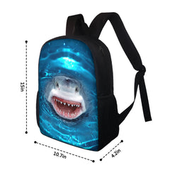 Wolf Moon Print School Backpack for Boys Kids Kindergarten Mini School Bags