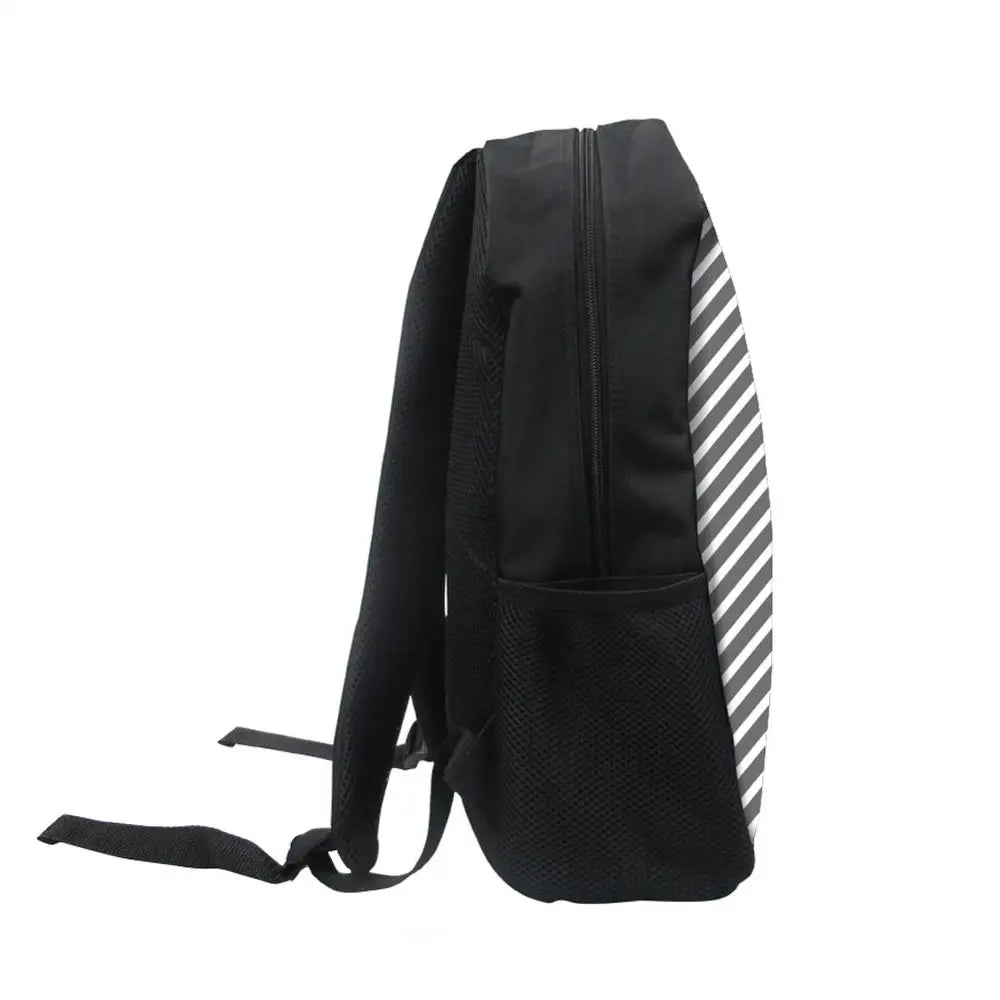 Wolf Moon Print School Backpack for Boys Kids Kindergarten Mini School Bags