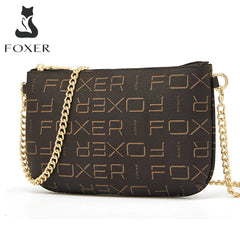 Women PVC Leather Shoulder Bag Small Purse Monogram Signature Printing Letter